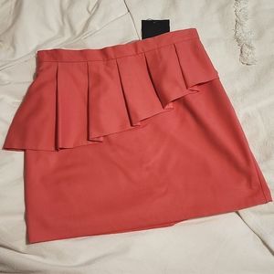 Asos High Waist Peplum Skirt